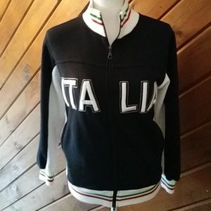 ITALIA ZIP UP SWEATSHIRT!!